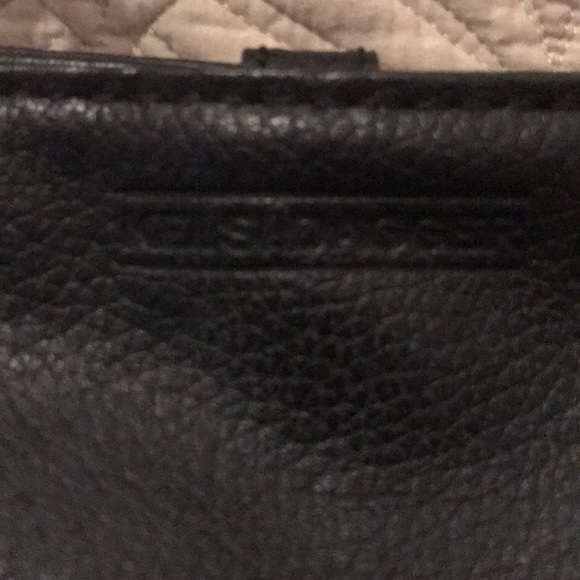 Kelsi Dagger black leather bag w/gold hardware! - Picture 3 of 3